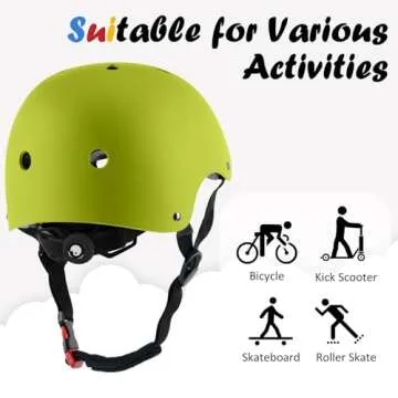 Kids Bike Helmet - Adjustable Multi-Sport for Safety
