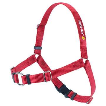 Softouch SENSE-ible No-Pull Dog Harness - Red Medium