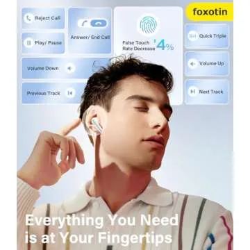 Ear Buds Wireless Earbuds 48H Playback Bluetooth 5.3