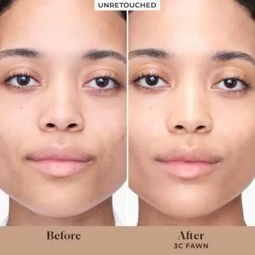 Laura Mercier Tinted Moisturizer Natural Dewy with SPF 30: 24HR+ Hydration, Long Lasting, Sheer to Light, Buildable Coverage, Dewy Finish, Improve Skin Tone and Texture, Skin Tint, Fawn