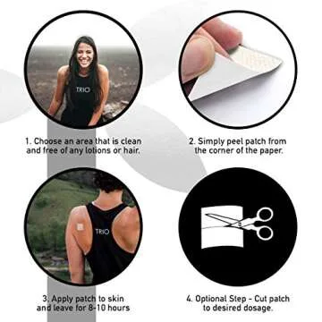 Trio Oh-Mi-graine Migraine Relief Patch