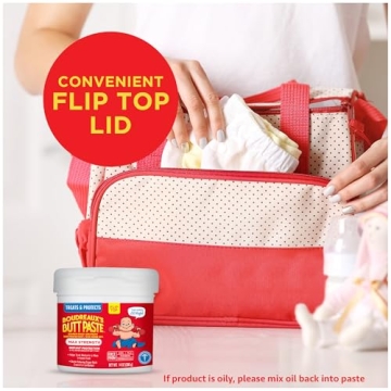 Boudreaux's Butt Paste Maximum Strength Diaper Rash Cream 14 oz Jar