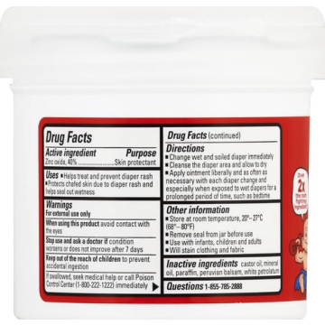 Boudreaux's Butt Paste Maximum Strength Diaper Rash Cream 14 oz Jar