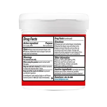 Boudreaux's Butt Paste Maximum Strength Diaper Rash Cream 14 oz Jar