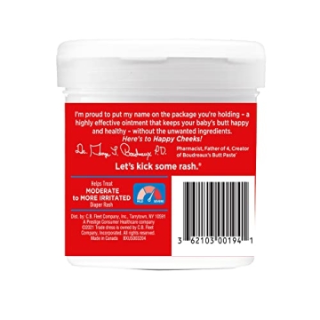 Boudreaux's Butt Paste Maximum Strength Diaper Rash Cream 14 oz Jar