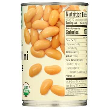 365 by Whole Foods Market, Organic Cannellini Beans, 15.5 Ounce