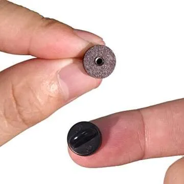 Lapel Pin Backings - Butterfly Clutch Pin Backs in PVC Rubber for Uniform Badge Replacement (Black, Pack of 50)