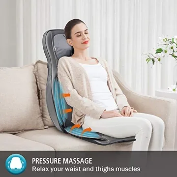 COMFIER Shiatsu Massager Chair with Heat & Compression