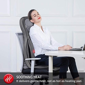 COMFIER Shiatsu Massager Chair with Heat & Compression