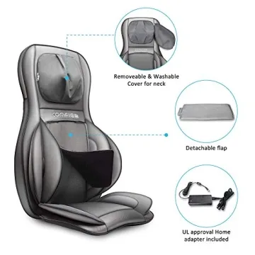 COMFIER Shiatsu Massager Chair with Heat & Compression