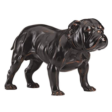 Design Toscano Lord Byron Bulldog Statue, High-Quality Sculpture