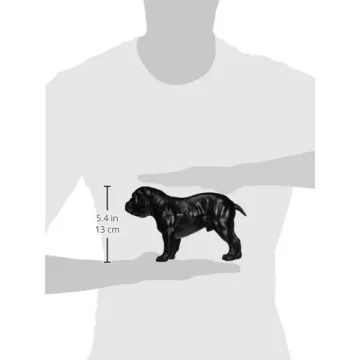 Design Toscano Lord Byron Bulldog Statue, High-Quality Sculpture