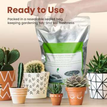 Premium Succulent Cactus Potting Soil Mix for All Plants