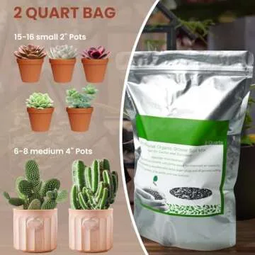 Premium Succulent Cactus Potting Soil Mix for All Plants