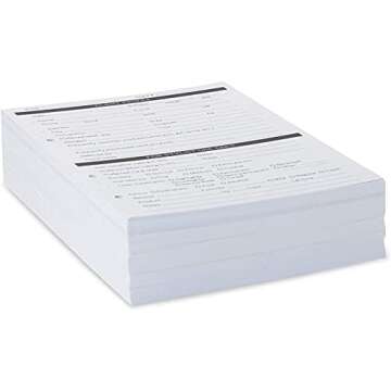 Stylish Client Profile Cards for Salons - 200 Sheets