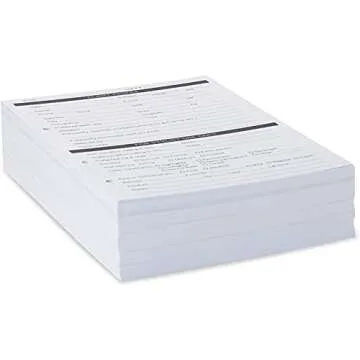 Stylish Client Profile Cards for Salons - 200 Sheets