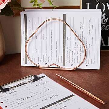 Stylish Client Profile Cards for Salons - 200 Sheets