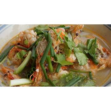 Maesri Tom Yum Paste - Authentic Thai Soup Base - Hot & Sour, 14 Ounce