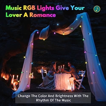 27FT Color Changing Outdoor String Lights with App Control