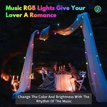 27FT Color Changing Outdoor String Lights with App Control