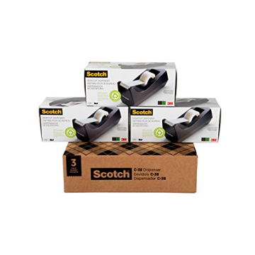 Scotch Classic Tape Dispenser Pack of 3 for Easy Use