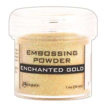 Ranger Enchanted Gold Embossing Powder - 1 Ounce Jar