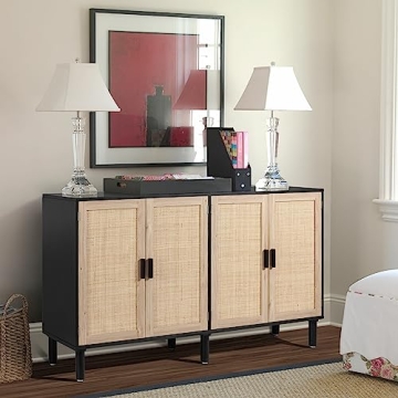 Finnhomy Stylish 4 Door Buffet Cabinet for Any Home