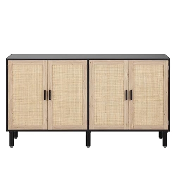 Finnhomy Stylish 4 Door Buffet Cabinet for Any Home