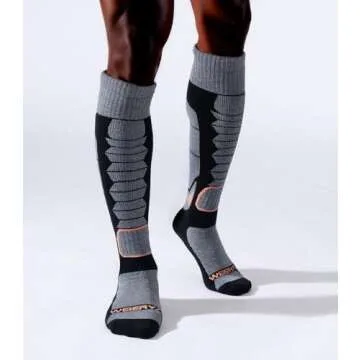 WEIERYA Merino Wool Ski Socks - Ultimate Comfort for Skiing & Snowboarding