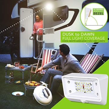 Leisure LED Porch Light - 280 Lumens for RVs and Campers