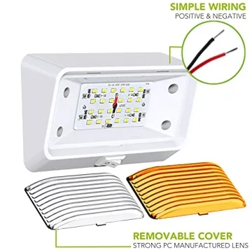 Leisure LED Porch Light - 280 Lumens for RVs and Campers