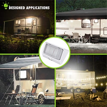 Leisure LED Porch Light - 280 Lumens for RVs and Campers