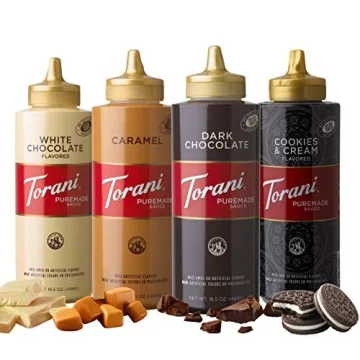 Torani Puremade Sauce Variety Pack for Gourmet Drinks