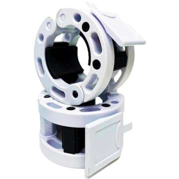 Clout Fitness Barbell Clamps Quick Release for 2 Inch Bars