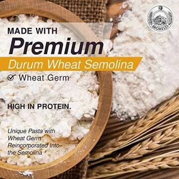 Morelli Organic Pappardelle Pasta Noodles - Imported Pasta from Italy, Wide pappardelle Noodles, Gourmet Italian Durum Wheat Salomina with Wheat Germ - 17.6oz (500g) - Pack of 2