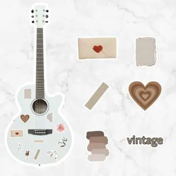 120Pcs Vintage Stickers, Waterproof Scrapbook Aesthetic Sticker, Daily Planner, Water Bottles, Handbook Junk Diary Stickers Teens Adults, Scrapbooking Supplies for DIY Paper Crafts
