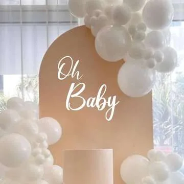 MUWEOL Oh Baby Baby Shower Decal for Celebrations
