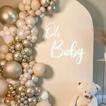 MUWEOL Oh Baby Baby Shower Decal for Celebrations