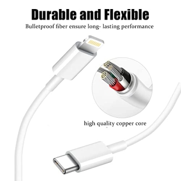 20W iPhone Super Fast Charger 2-Pack with 6FT Cable