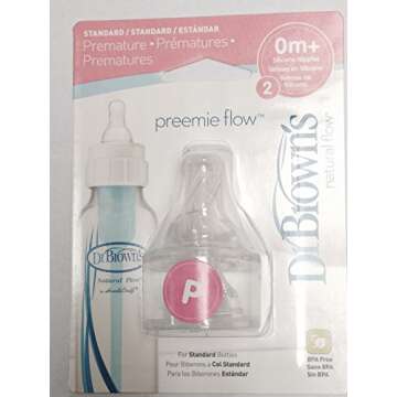 Dr. Browns Preemie Standard Nipples, Pack of 4