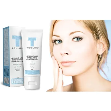 TOULON Glycolic Acid Facial Cleanser for Youthful Radiance
