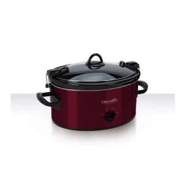 Crock-Pot 6-Quart Portable Slow Cooker for Easy Meal Prep