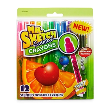 Mr. Sketch Twistable Scented Crayons - 12 Colors