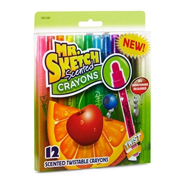 Mr. Sketch Twistable Scented Crayons - 12 Colors