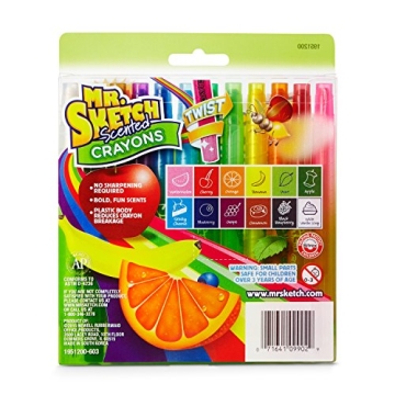 Mr. Sketch Twistable Scented Crayons - 12 Colors