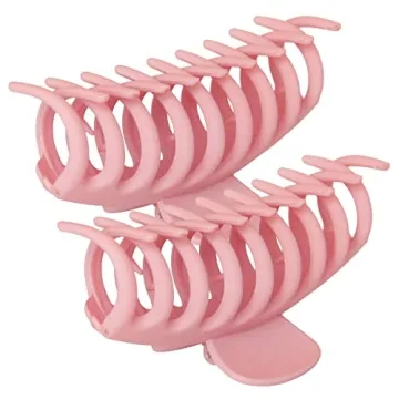 Durable 4 Pack Big Hair Claw Clips for Women and Girls
