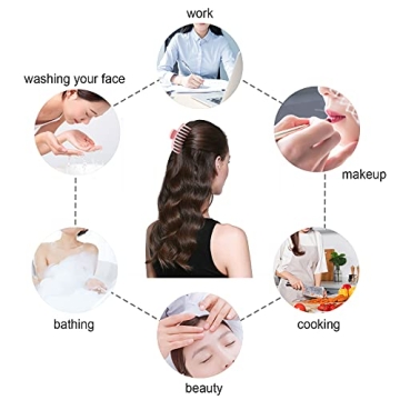 Durable 4 Pack Big Hair Claw Clips for Women and Girls