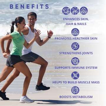 Teami Marine Collagen Powder for Women & Men | Butterfly colageno hidrolizado for Women & Men | Multi Collagen Peptides Powder for Skin, Hair, Nail & Joint Support Delicious Taste | 10g per Serving