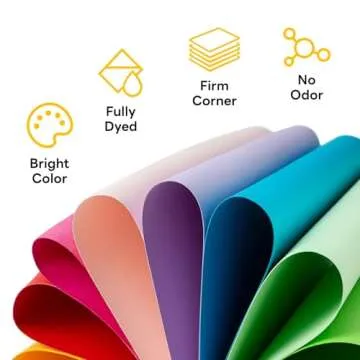 Goefun Colored Card Stock 8.5 x 11 Assortment of 25 Colors