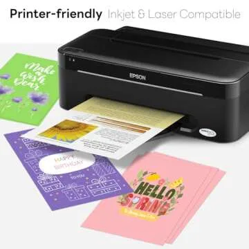 Goefun Colored Card Stock 8.5 x 11 Assortment of 25 Colors